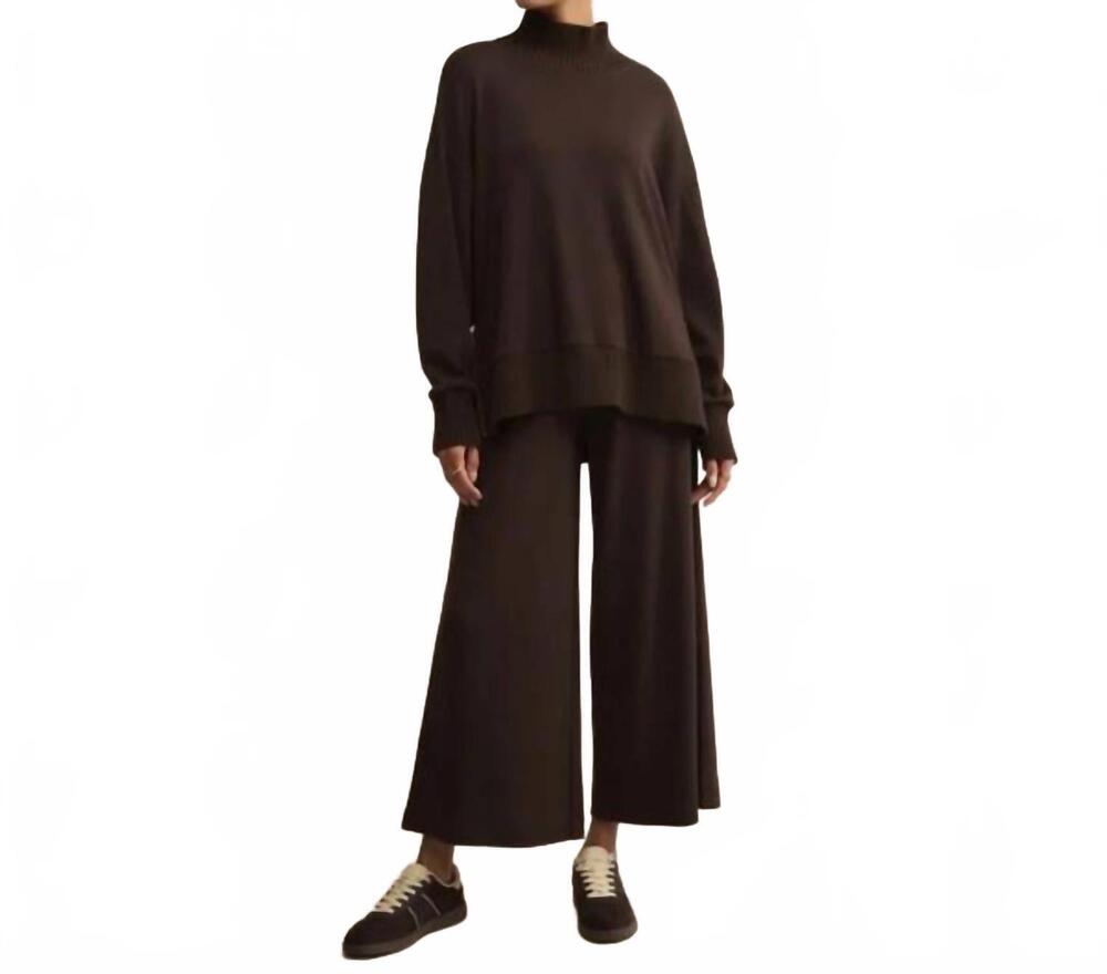 NEW Z SUPPLY scout rib pant in chocolate cherry